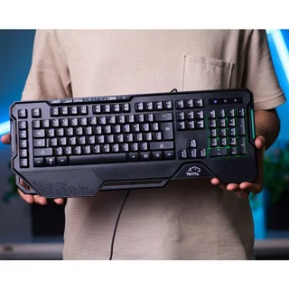 کیبورد گیمینگ تسکو مدل GK 8126، سوییچ ممبران، Full-Size، نورپردازی RGB اصل